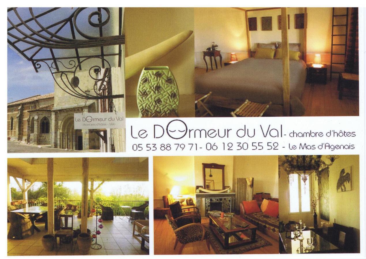 Le Dormeur Du Val Bed & Breakfast Le Mas-d'Agenais Exterior photo